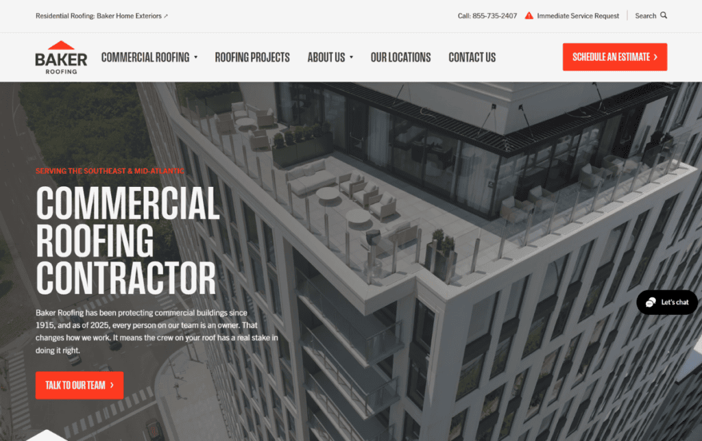 Portfolio Baker Roofing